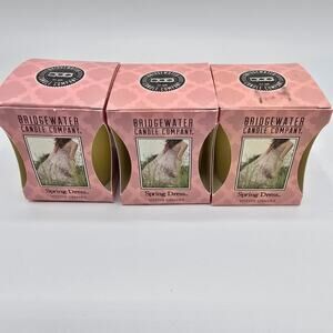 Bridgewater Candle Company Spring Dress Votive Candle‎ lot of 3 NIB